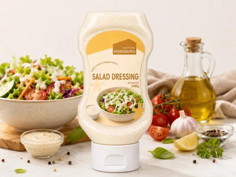 မျှတသောအရသာနှင့်အတူ Classic Salad Dressing