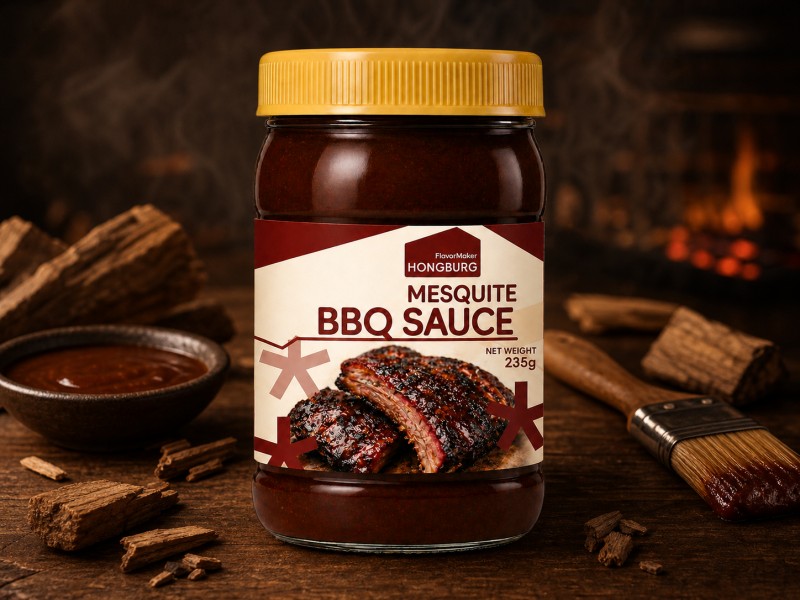 Smoky အရသာကြွယ်ဝသော Mesquite BBQ ဆော့စ်