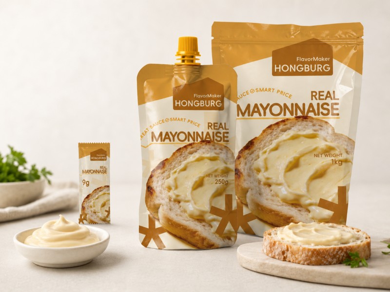 Sachet ရှိ အစစ်အမှန် Mayonnaise