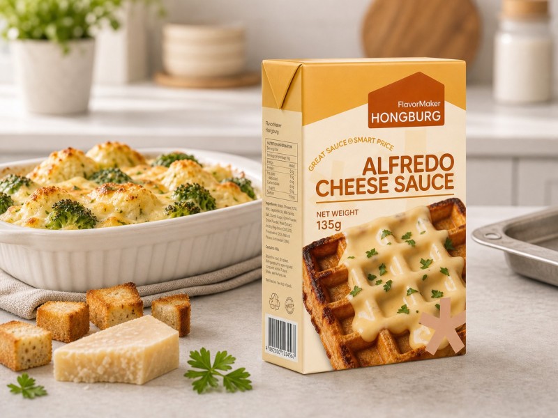 ချက်ပြုတ်ခြင်းနှင့် ဖုတ်ရန်အတွက် အထူ Alfredo Cheese Sauce